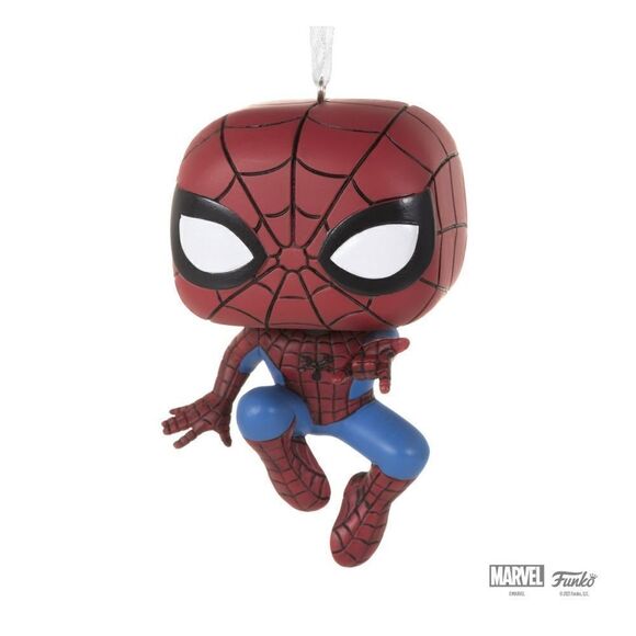 Hallmark Marvel Spider-Man Funko POP Ornament NWT - Picture 1 of 5